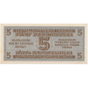 Ukraine, 5 Karbovanez 1942