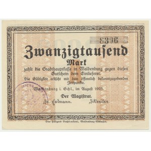 Wałbrzych (Waldenburg), 20.000 marek 1923