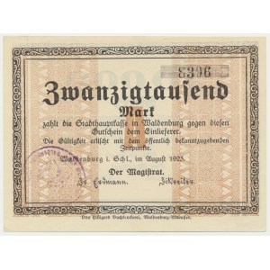 Wałbrzych (Waldenburg), 20.000 marek 1923