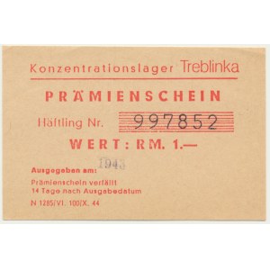 Treblinka, 1. března 1943 - fantastický voucher