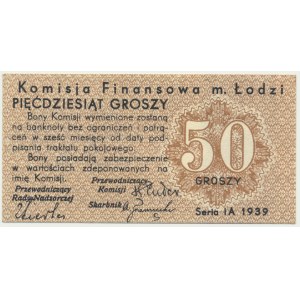 Lodz (Litzmannstadt), 50 groszy 1939