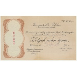 Treasury ticket, 1,000 zloty, maturity 6 months - RARE
