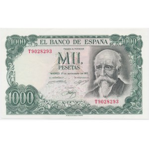Spain, 1.000 Pesetas 1971