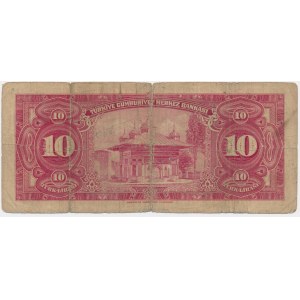 Turkey, 10 Lira (1947)
