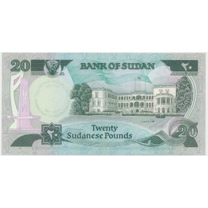 Sudan, 20 Pounds 1981 - 25th Anniversary of Independence