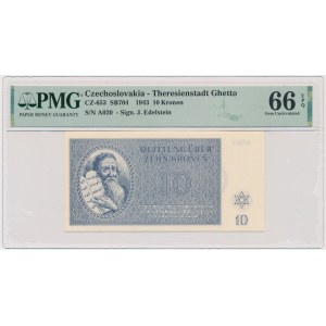 Czechoslovakia (Theresienstadt Ghetto), 10 Kronen 1943 - PMG 66 EPQ