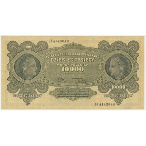 10,000 marks 1922 - H -.