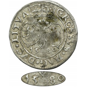 Stefan Batory, penny Vilnius 1580 - LI / LITVA - RARE