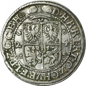 Duchy of Prussia, Georg Wilhelm, 1/4 Thaler Königsberg 1624