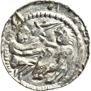 Vladislaus II the Exile, Denarius - Eagle and Hare, wedges