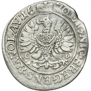 Silesia, Duchy of Liegnitz-Brieg-Wohlau, Christian, 3 Kreuzer Brieg 1670 CB - UNLISTED