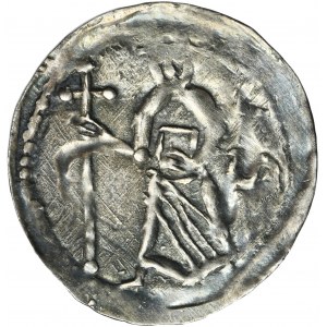 Silesia, Boleslaw I the Tall, Denarius Breslau - Fight with lion