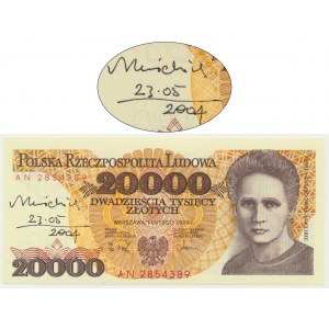 20,000 gold 1989 - AN - autographed by A. Heidrich