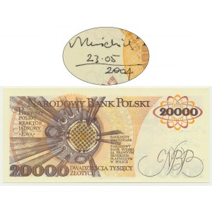 20,000 gold 1989 - AN - autographed by A. Heidrich