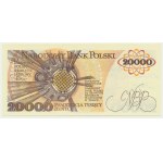 20.000 złotych 1989 - AN - z autografem A. Heidricha