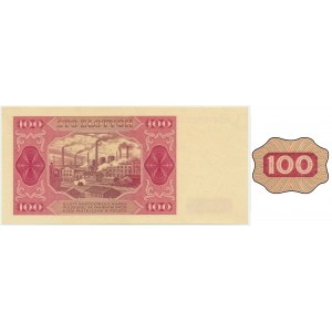 100 złotych 1948 - GH - bez ramki