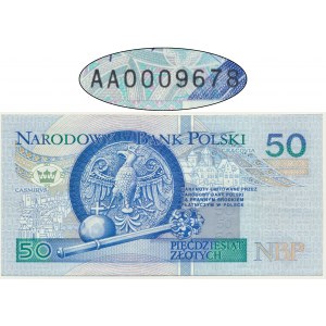 50 złotych 1994 - AA 0009678 -
