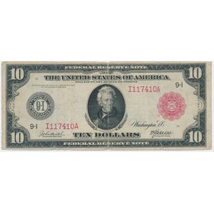 USA, Red Seal, Minneapolis, $10 1914