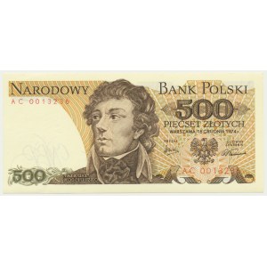 500 złotych 1974 - AC - bardzo rzadkie