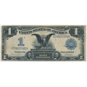 USA, Silver Certificate, 1 Dollar 1899 - Parker & Burke -