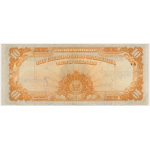 USA, Gold Certificate, 10 Dollars 1922 - Speelman & White -