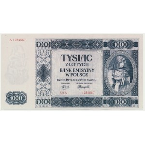 Krakowiak, 1 000 libier 1941 -