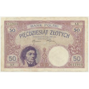 50 zloty 1919 - A.8 - BIG RARE