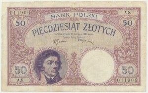 50 złotych 1919 - A.8 - DUŻA RZADKOŚĆ