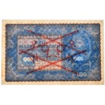 100 marek 1919 - ID Serja T - z późniejszym nadrukiem WZÓR