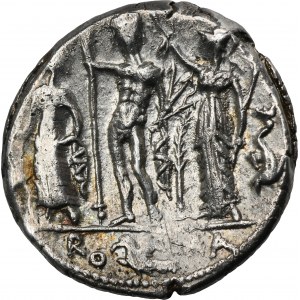 Roman Republic, Cn. Cornelius Blasius, Denarius