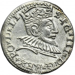 Sigismund III Vasa, 3 Groschen Riga 1591 - LI