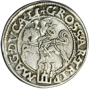 Zikmund II August, Trojak Vilnius 1562 - L/LI