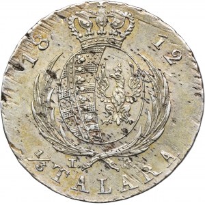 Duchy of Warsaw, 1/3 Thaler Warsaw 1812 IB