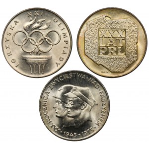 Zestaw, 200 złotych 1974-1976 (3 szt.)