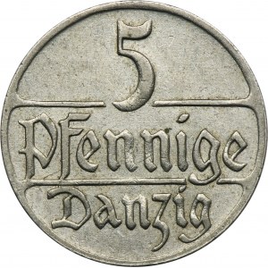 Freie Stadt Danzig, 5 fenig 1923