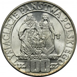 100 zlotých 1966 Mieszko a Dąbrówka