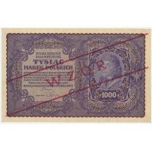 1.000 marek 1919 - WZÓR - I Serja E 528... -