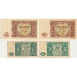 Set, 2-10 gold 1946 (4 pcs.)