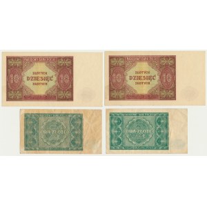 Set, 2-10 gold 1946 (4 pcs.)