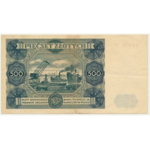 500 zloty 1947 - D -.