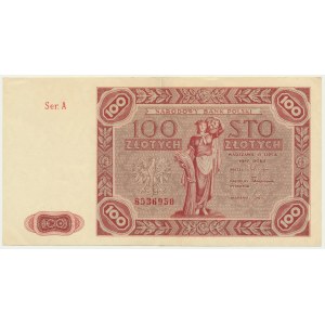 100 złotych 1947 - A - pierwsza seria
