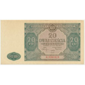 20 złotych 1946 - B -