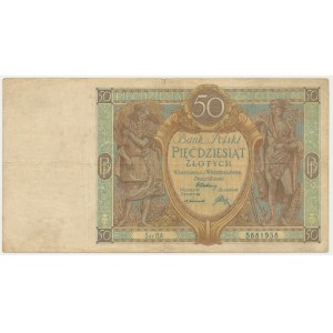 50 zlotých 1929 - Ser.B.A - prírodný