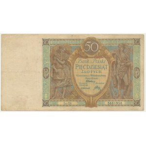 50 złotych 1929 - Ser.B.A - naturalny