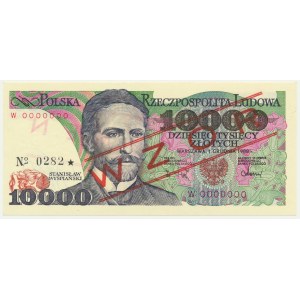 10.000 złotych 1988 - WZÓR - W 0000000 - No. 0282 -