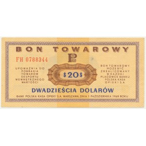 Pewex, 20 dolarów 1969 - FH -