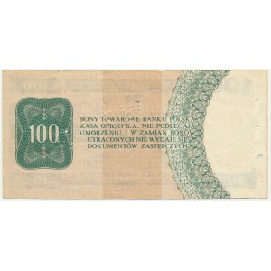 Pewex, $100 1979 - MODEL- HK 0000000 -.