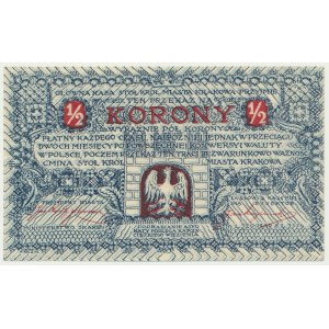 Kraków, 1/2 korony 1919