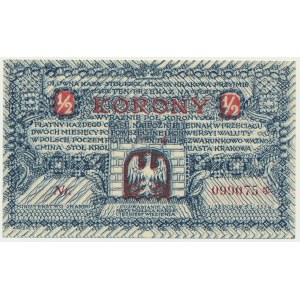 Krakow, 1/2 crown 1919
