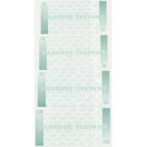 Germany, SIEMENS-NIXDORF, group of test banknote 10-100 (4 pcs.)